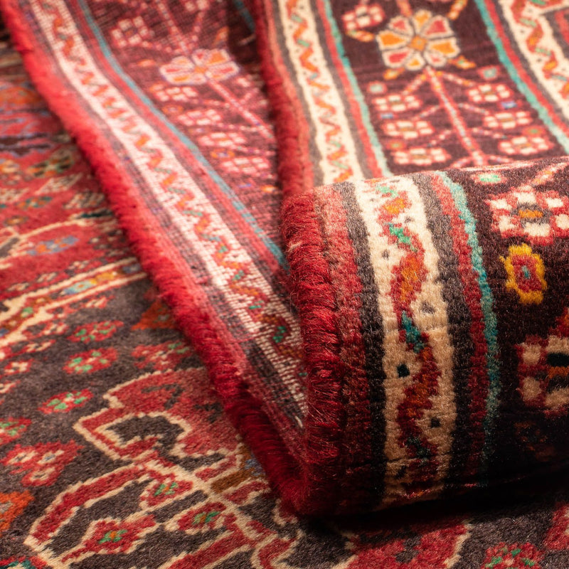 Persisk matta - Nomadic - 280 x 177 cm - mörkröd