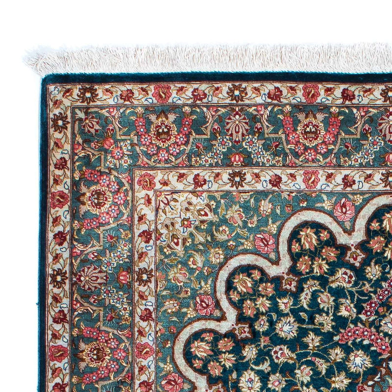 Persisk matta - Ghom - 150 x 101 cm - grön