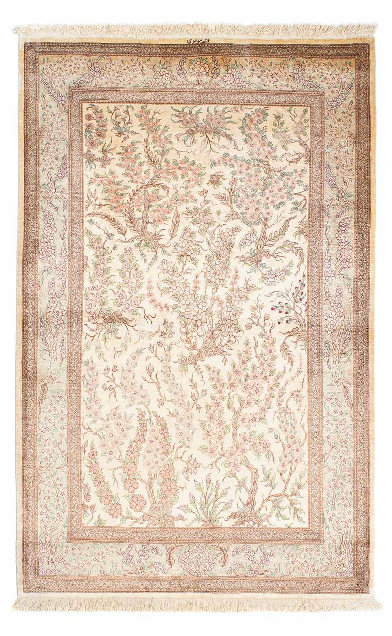 Persisk matta - Ghom - 157 x 102 cm - beige