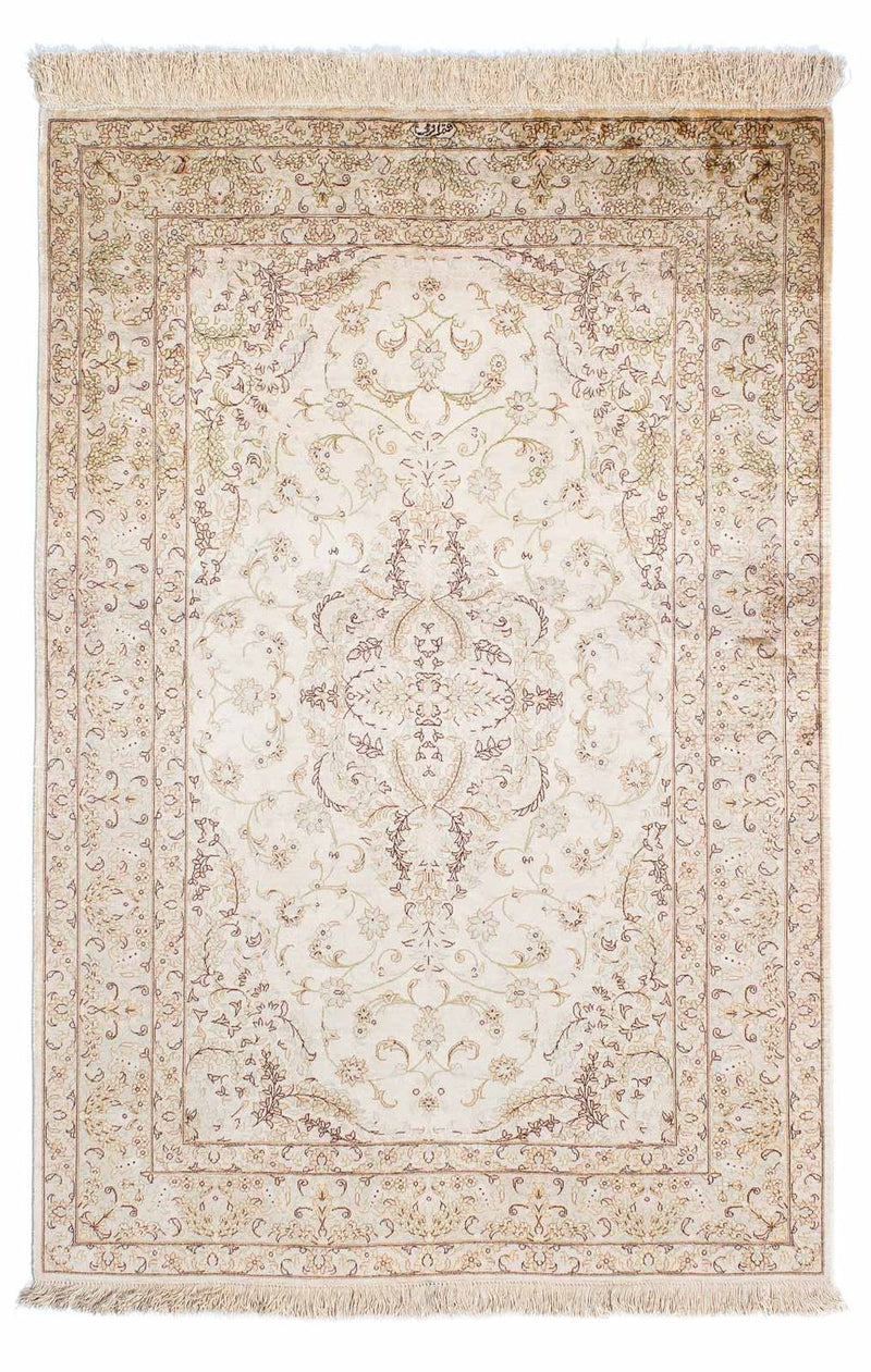 Persisk matta - Ghom - 147 x 99 cm - beige