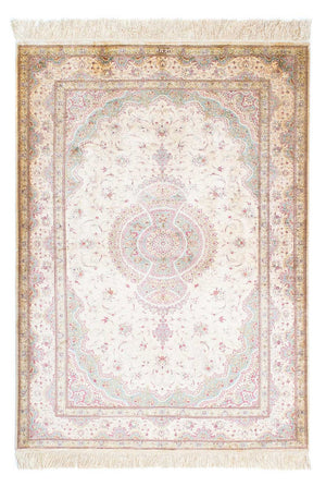 Persisk matta - Ghom - 143 x 103 cm - beige