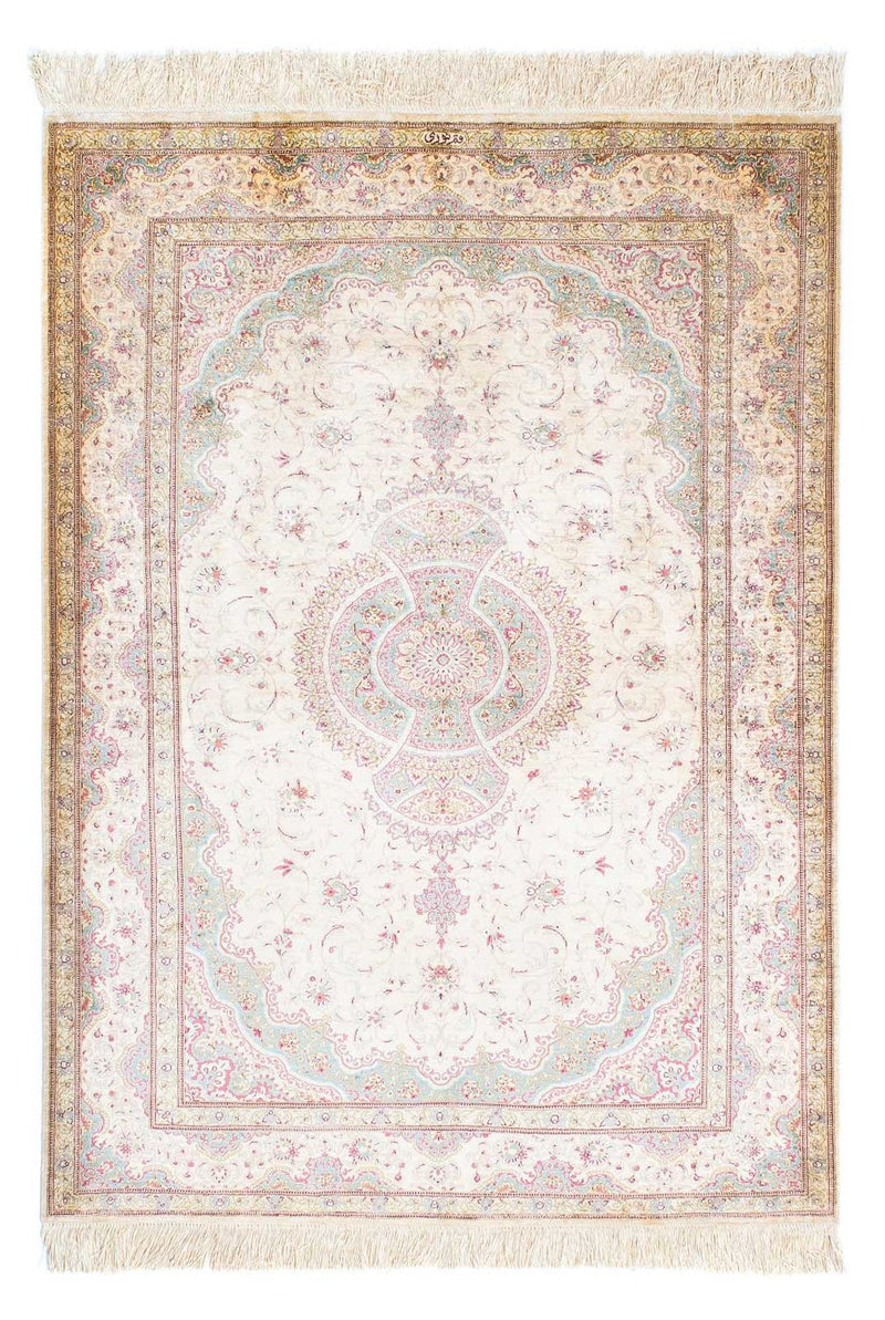 Persisk matta - Ghom - 143 x 103 cm - beige