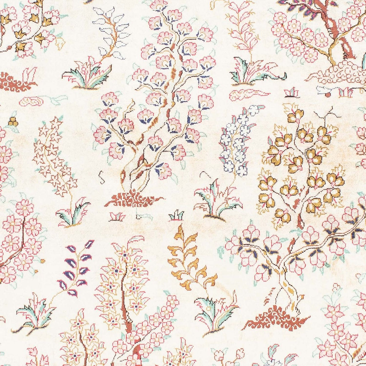 Persisk matta - Ghom - 146 x 104 cm - beige