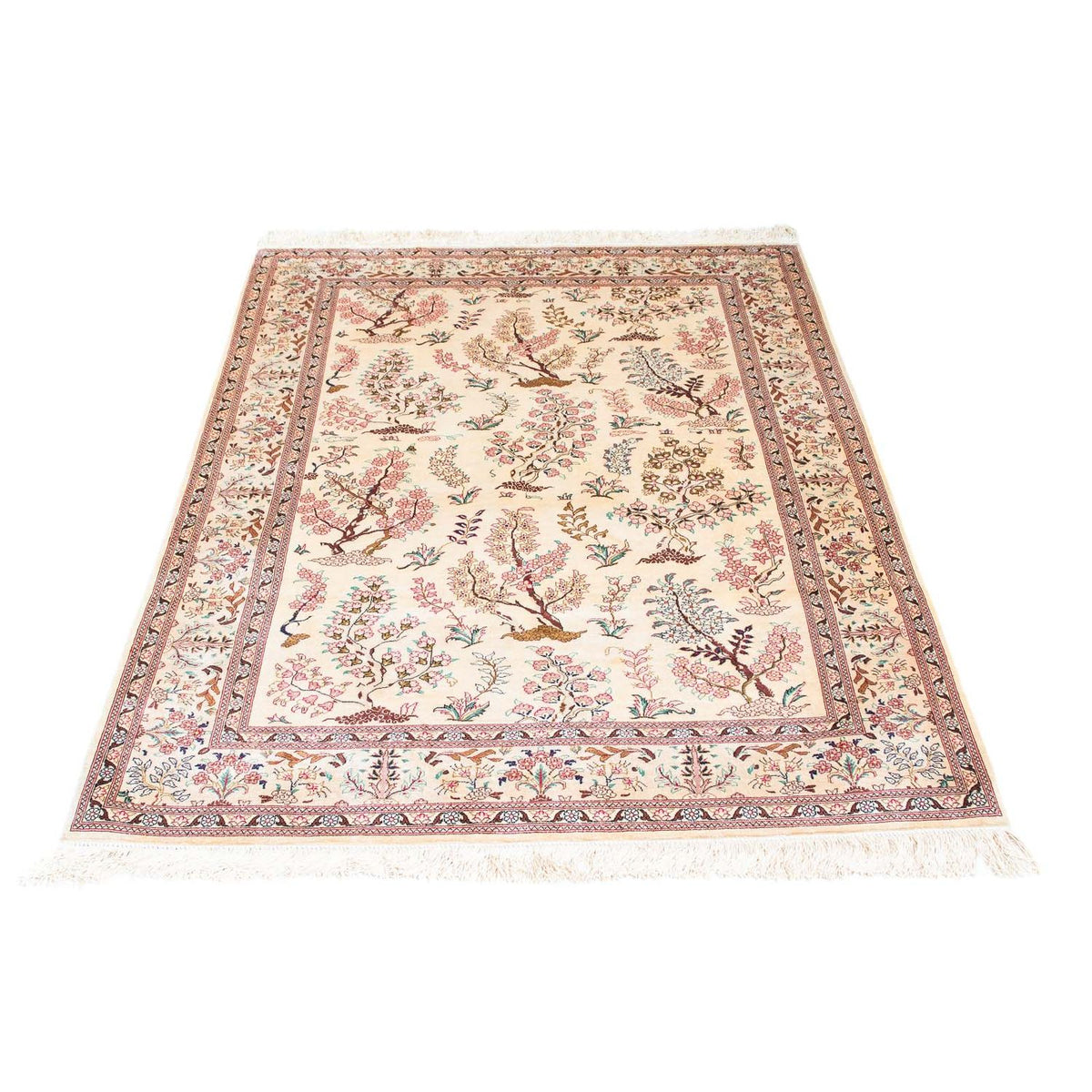 Persisk matta - Ghom - 146 x 104 cm - beige