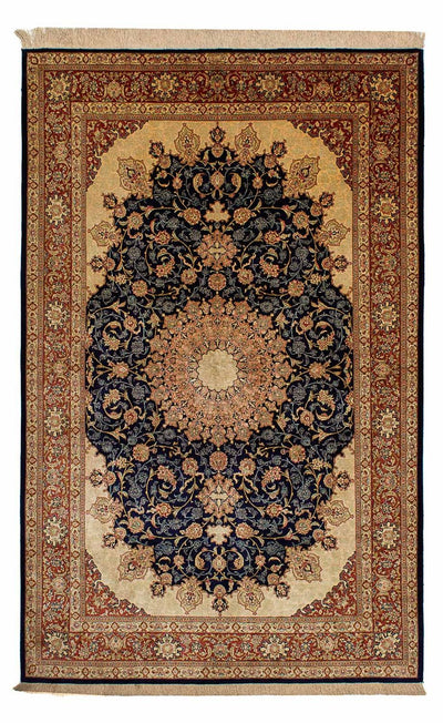 Qom silke Mattan 132x216cm - Oriental Carpet
