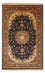 Silk Carpet - Ghom Silk - Premium - 216 x 132 cm - mörkblå