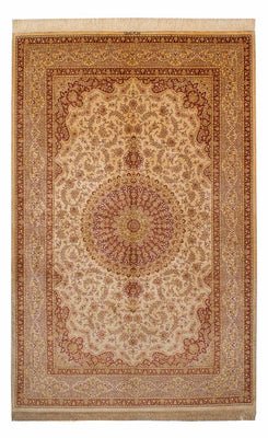 Silk Carpet - Ghom Silk - Premium - 237 x 154 cm - brun