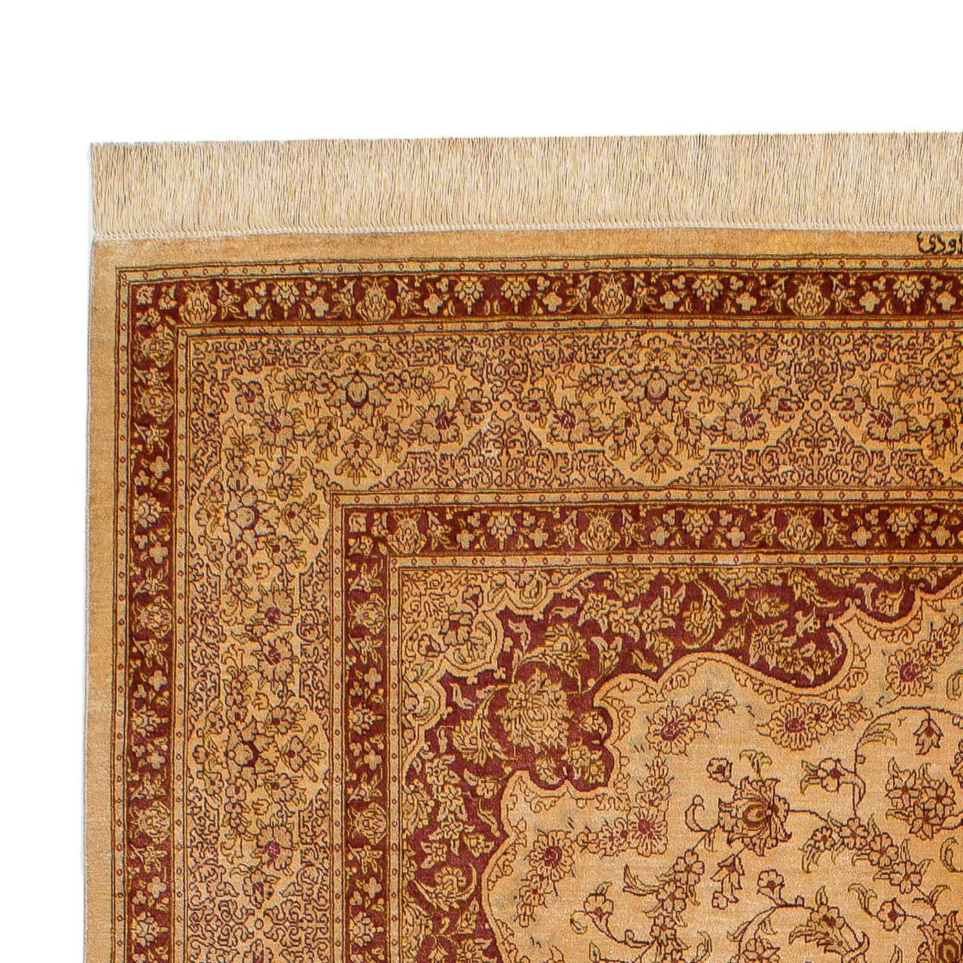 Qom silke Mattan 237x154cm - Persisk matta