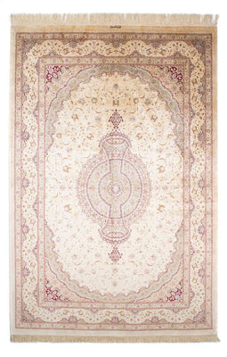 Persisk matta - Ghom - 233 x 158 cm - beige