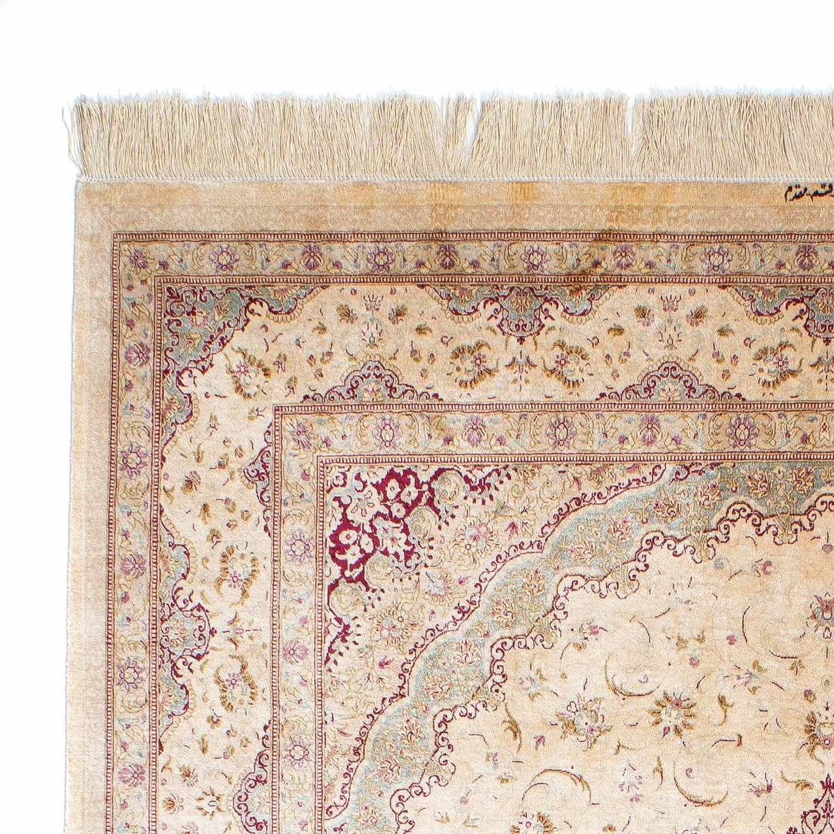 Persisk matta - Ghom - 233 x 158 cm - beige
