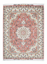 Persisk matta - Tabriz - Royal - 204 x 154 cm - rosa
