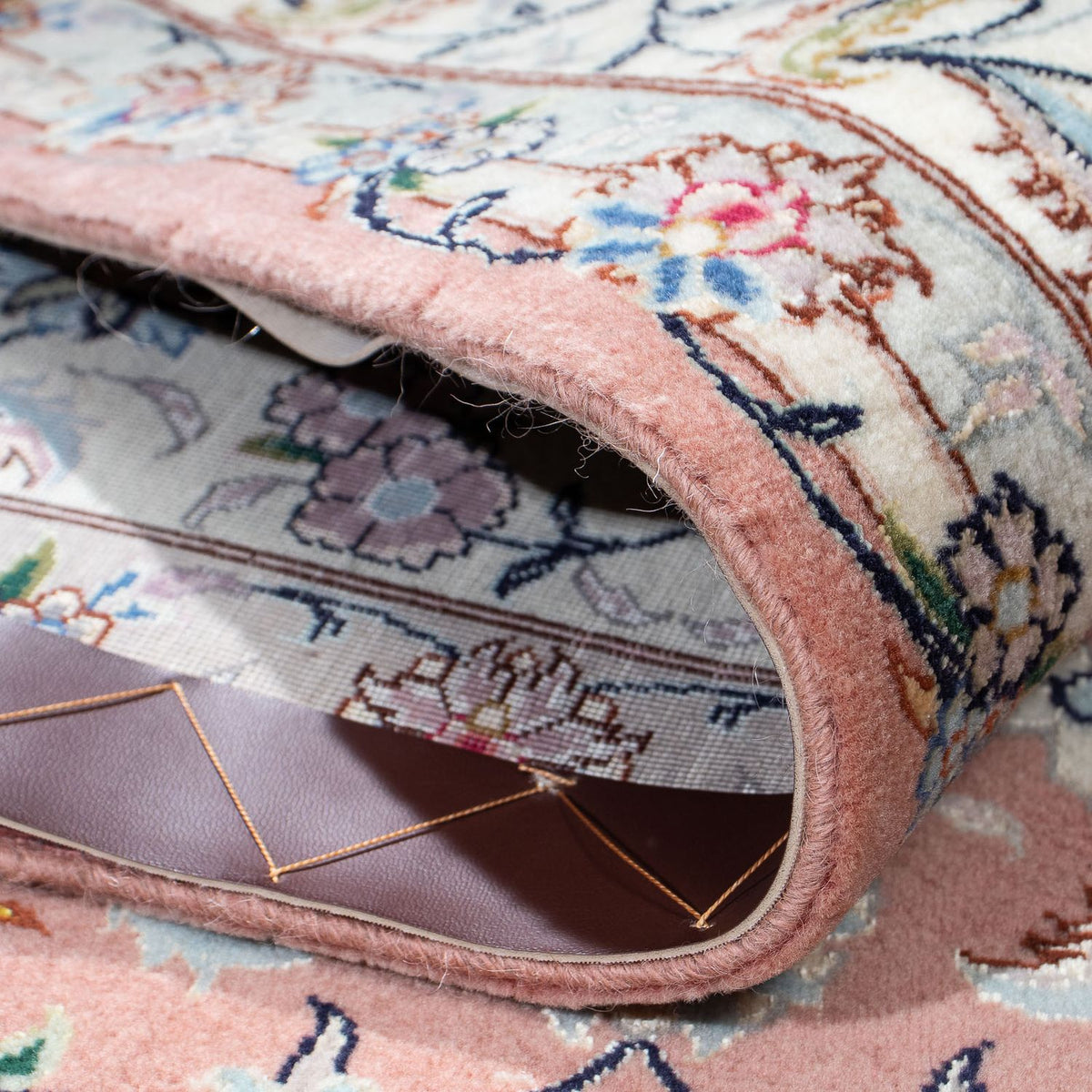 Persisk matta - Tabriz - Royal - 204 x 154 cm - rosa