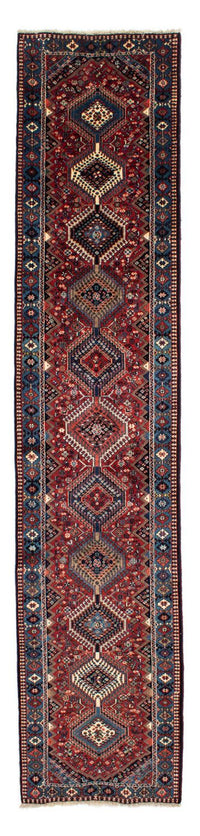 Runner Persisk matta - Nomadic - 368 x 80 cm - mörkröd – product image