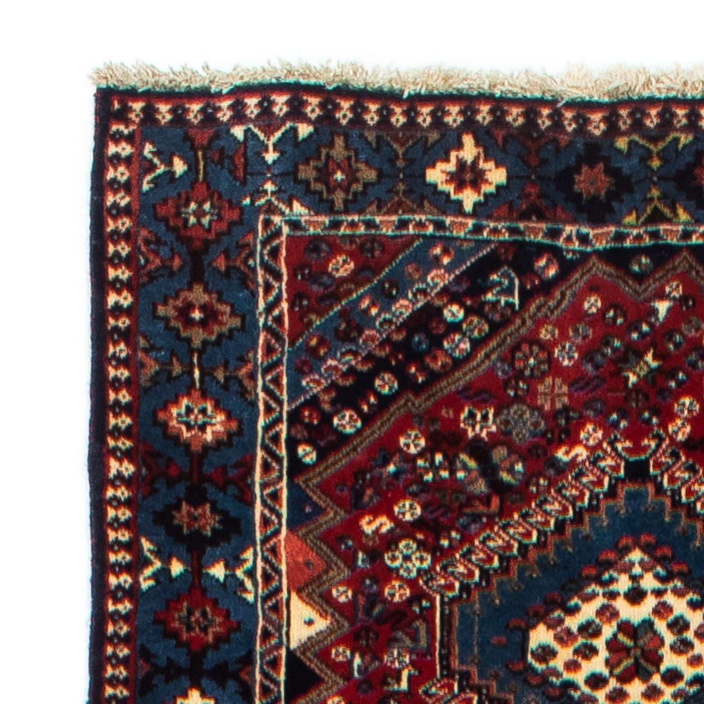 Runner Persisk matta - Nomadic - 368 x 80 cm - mörkröd
