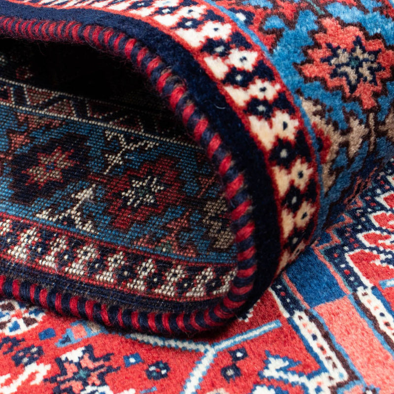 Runner Persisk matta - Nomadic - 368 x 80 cm - mörkröd