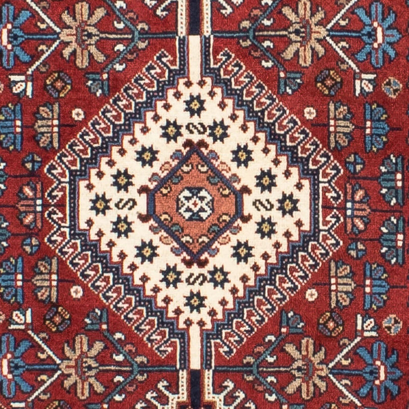 Runner Persisk matta - Nomadic - 373 x 80 cm - mörkröd