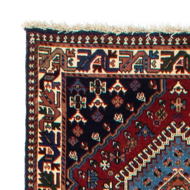 Runner Persisk matta - Nomadic - 373 x 80 cm - mörkröd