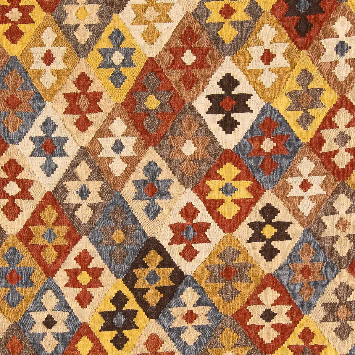 Kelim Carpet - Splash - 290 x 203 cm - flerfärgad