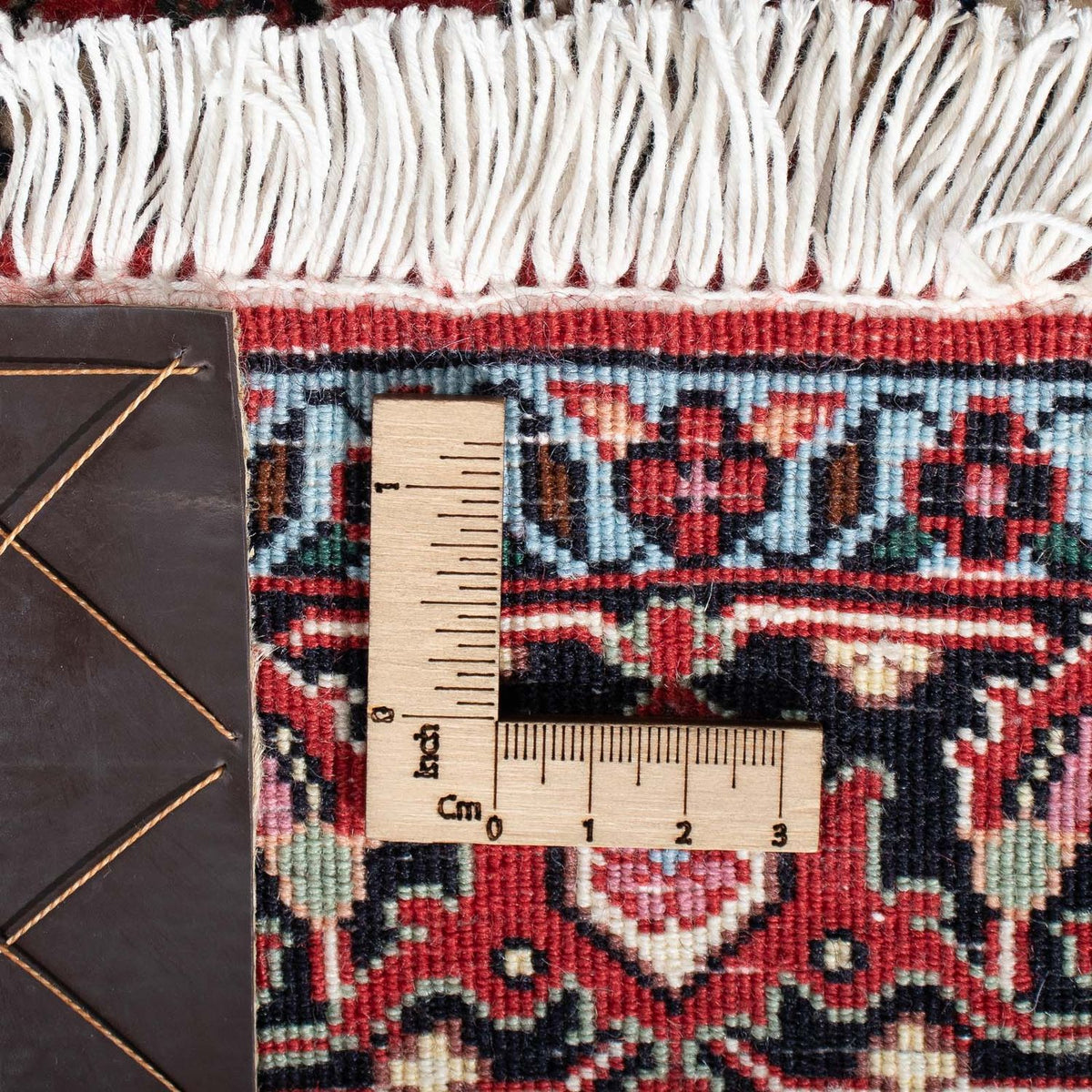 Persisk matta - Bijar - 193 x 176 cm - röd