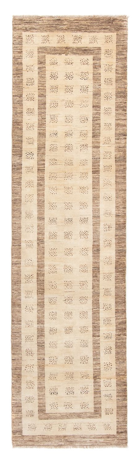 Runner Gabbeh-matta - Loribaft Persian - 295 x 79 cm - beige