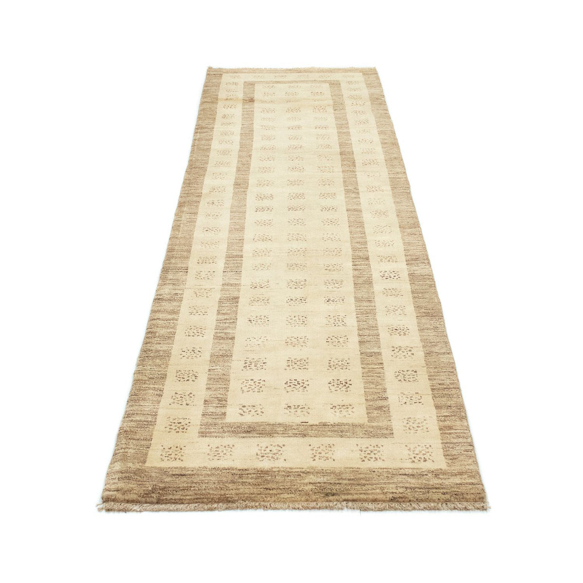 Runner Gabbeh-matta - Indus - 295 x 79 cm - beige