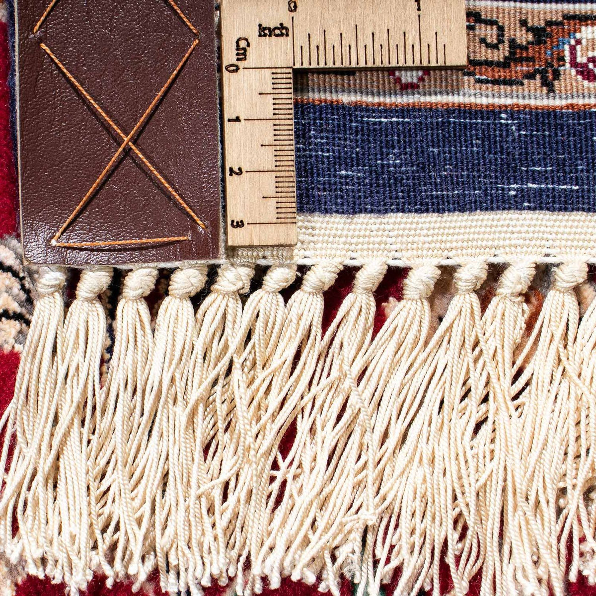 Silk Carpet - Ghom Silk - Premium - 200 x 130 cm - röd