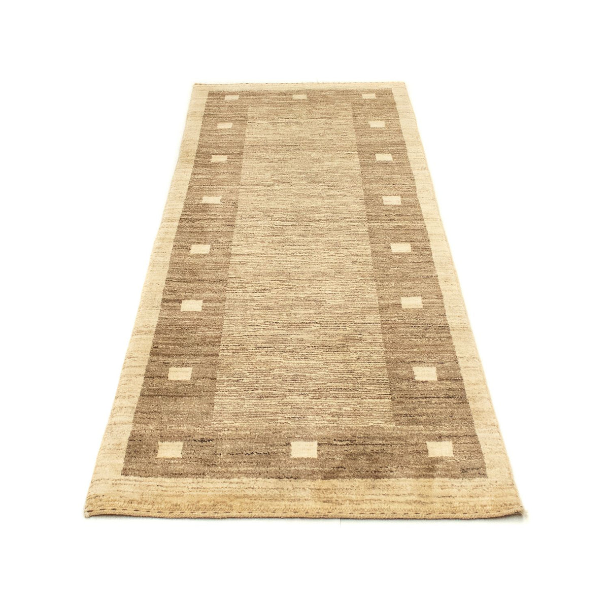 Runner Gabbeh-matta - Indus - 211 x 75 cm - beige