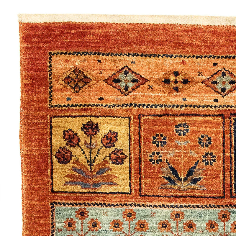 Pakistanska mattan - 93 x 85 cm - rost