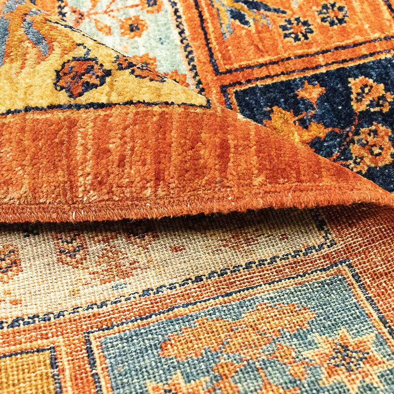 Pakistanska mattan - 93 x 85 cm - rost