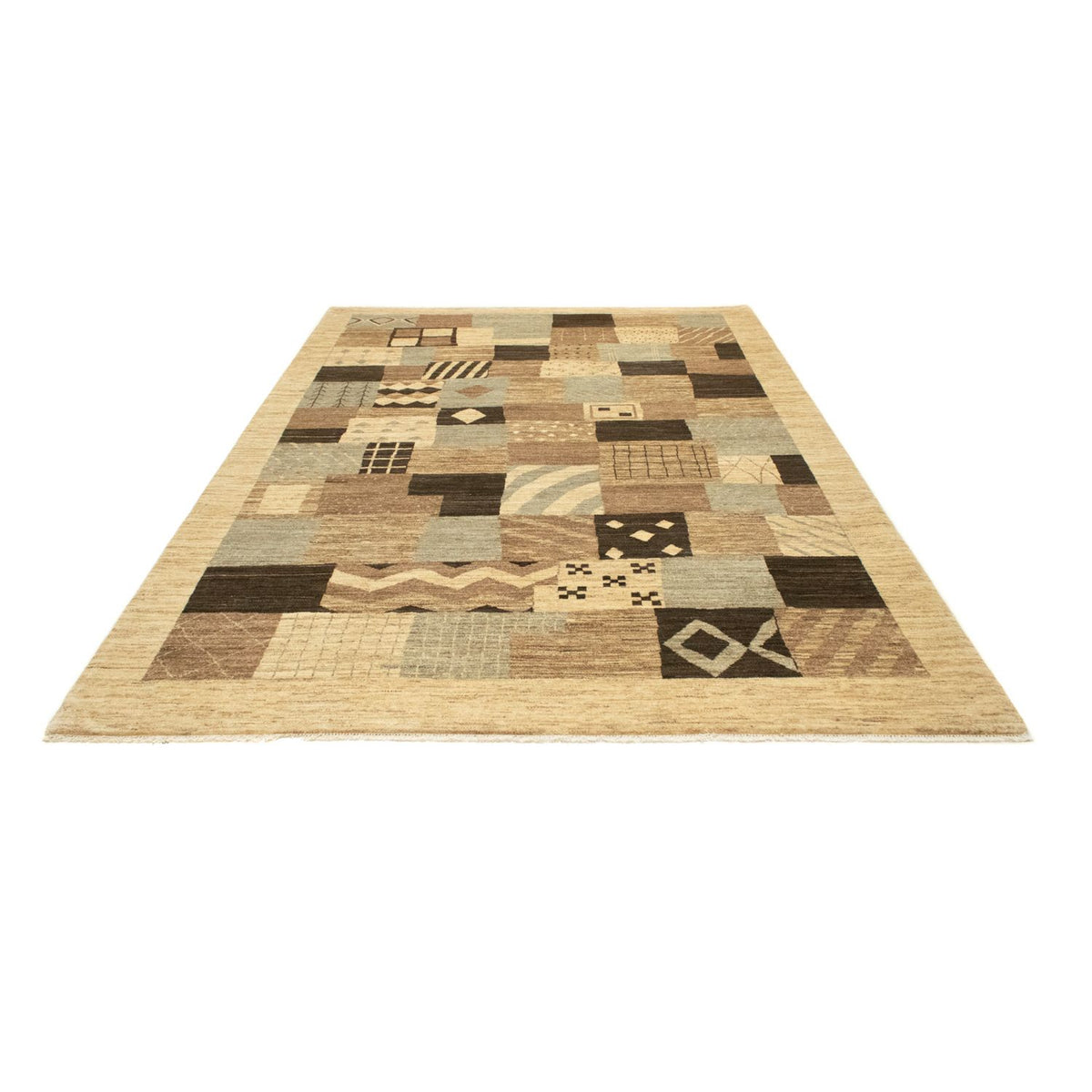 Gabbeh-matta - Indus - 303 x 197 cm - flerfärgad