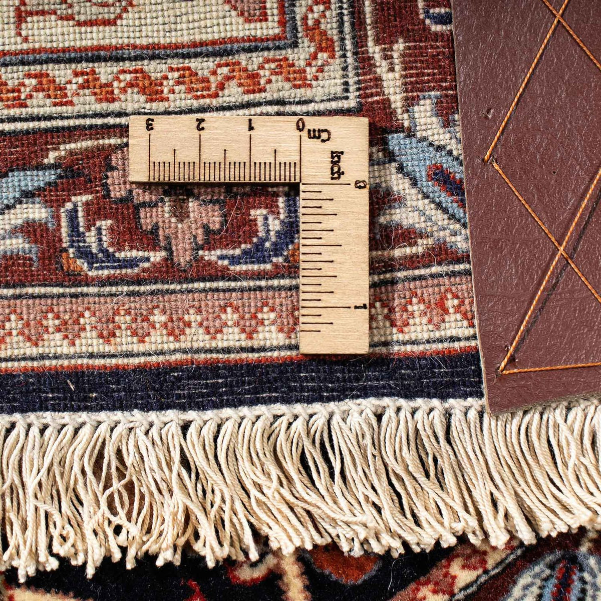 Persisk matta - Ghom - 210 x 132 cm - mörkblå