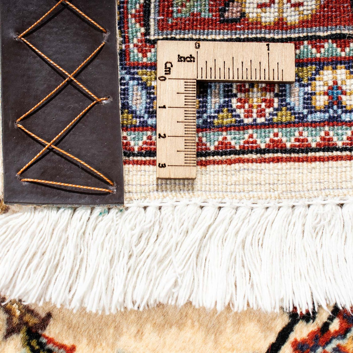 Persisk matta - Ghom - 210 x 135 cm - beige