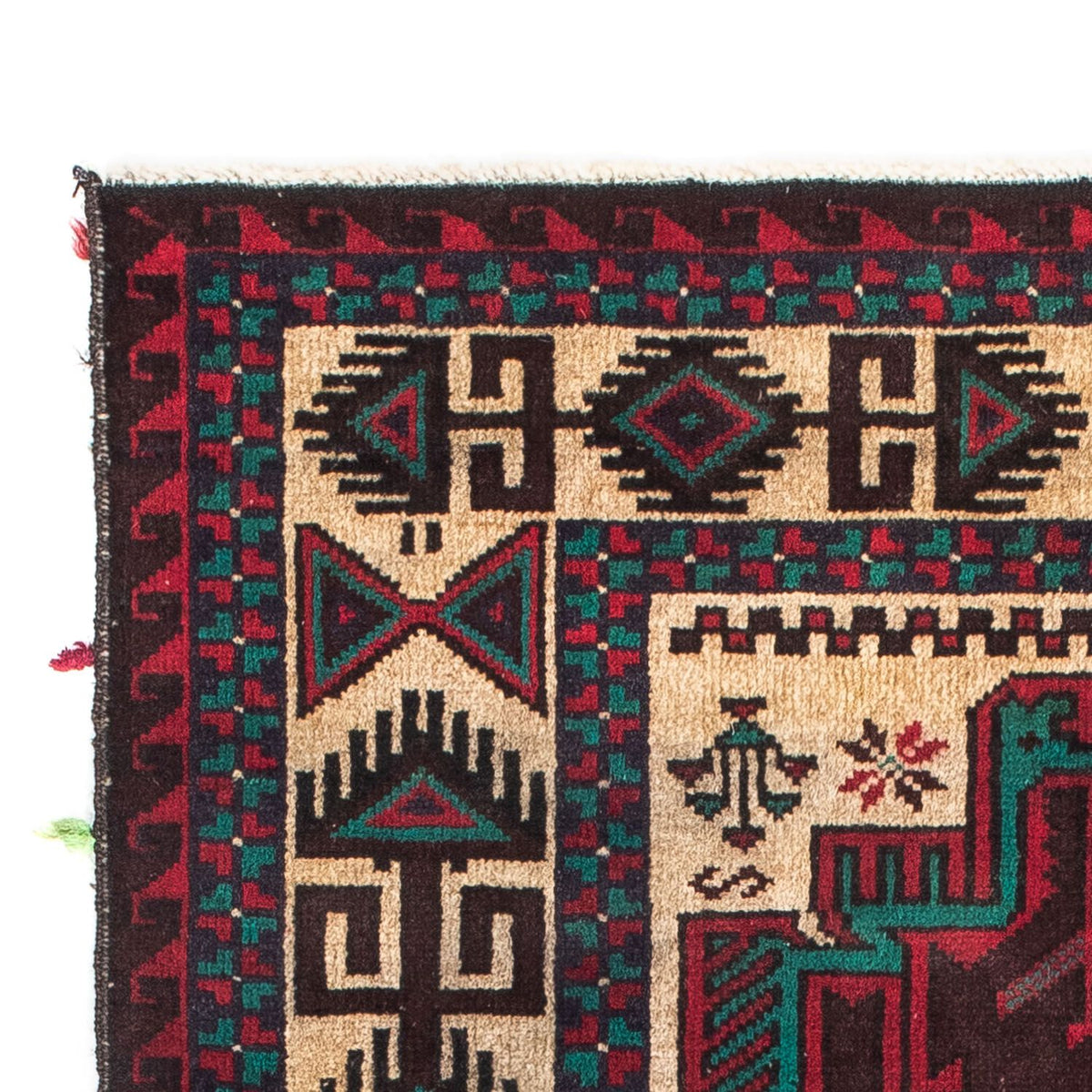 Baluch-matta - 139 x 77 cm - beige