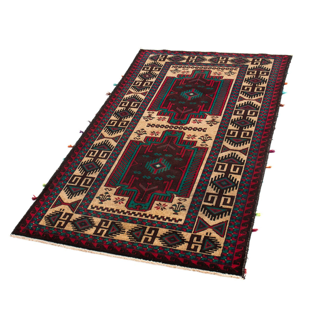 Baluch-matta - 139 x 77 cm - beige