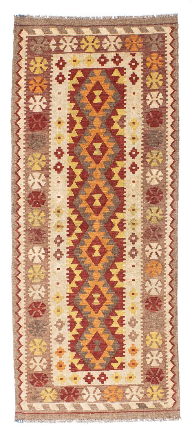 Runner Kelim Carpet - orientalisk matta - 198 x 78 cm - beige