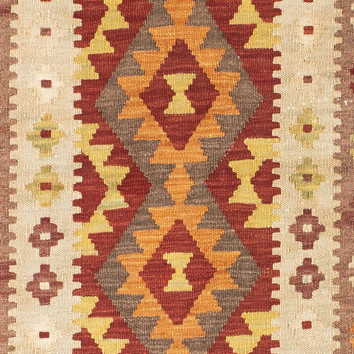 Runner Kelim Carpet - orientalisk matta - 198 x 78 cm - beige