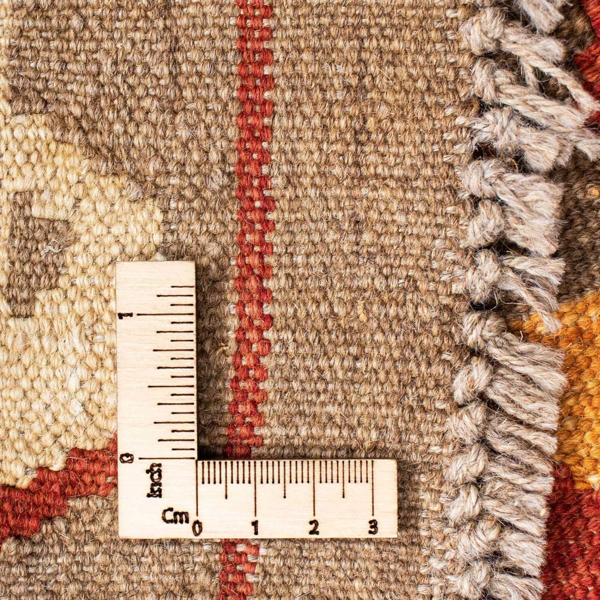 Runner Kelim Carpet - orientalisk matta - 198 x 78 cm - beige