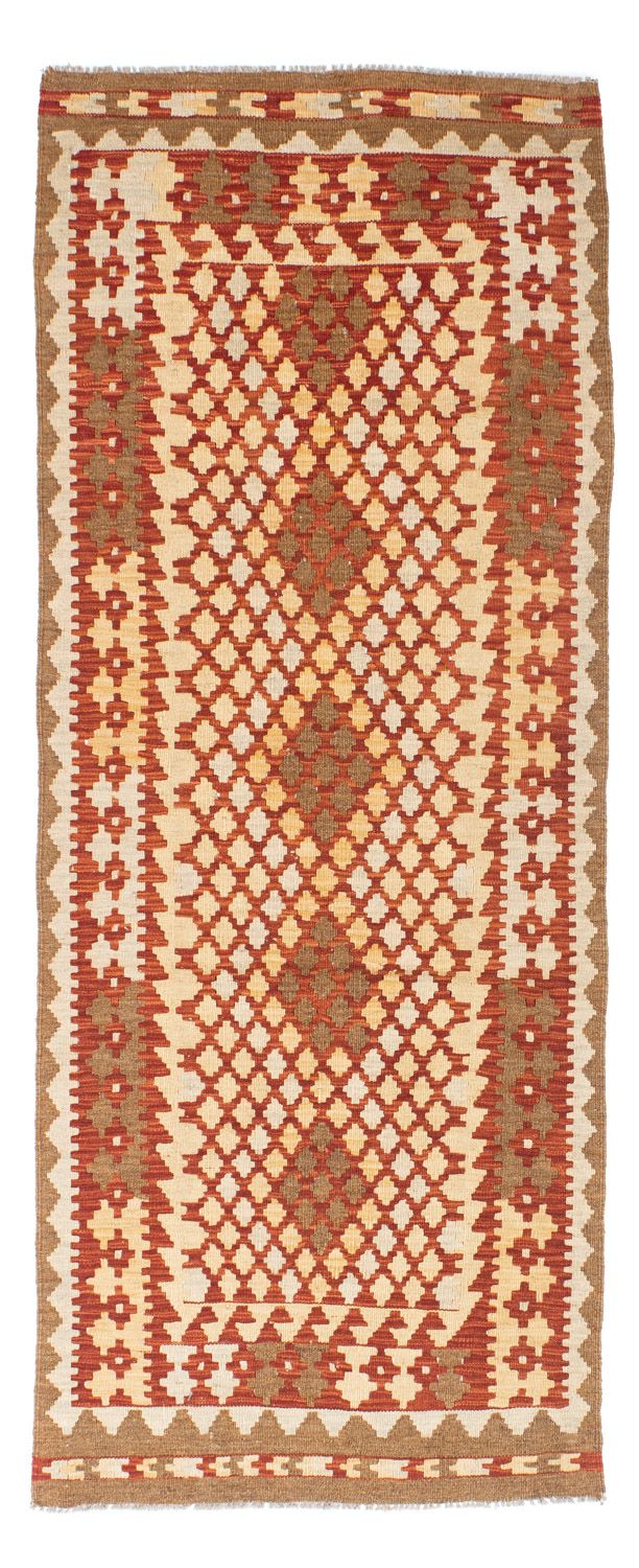 Runner Kelim Carpet - orientalisk matta - 197 x 79 cm - beige