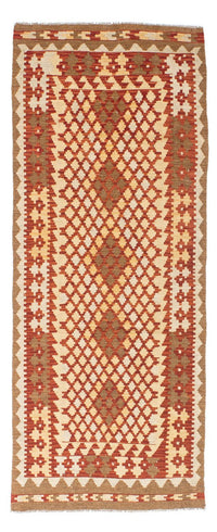 Runner Kelim Carpet - orientalisk matta - 197 x 79 cm - beige