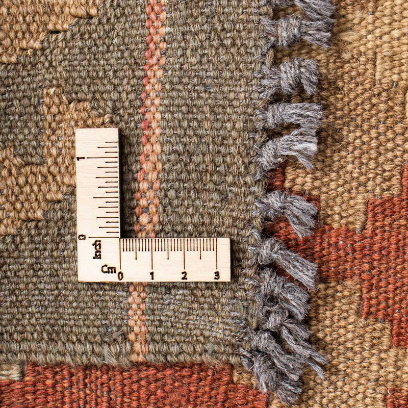 Runner Kelim Carpet - orientalisk matta - 212 x 79 cm - ljusbrun