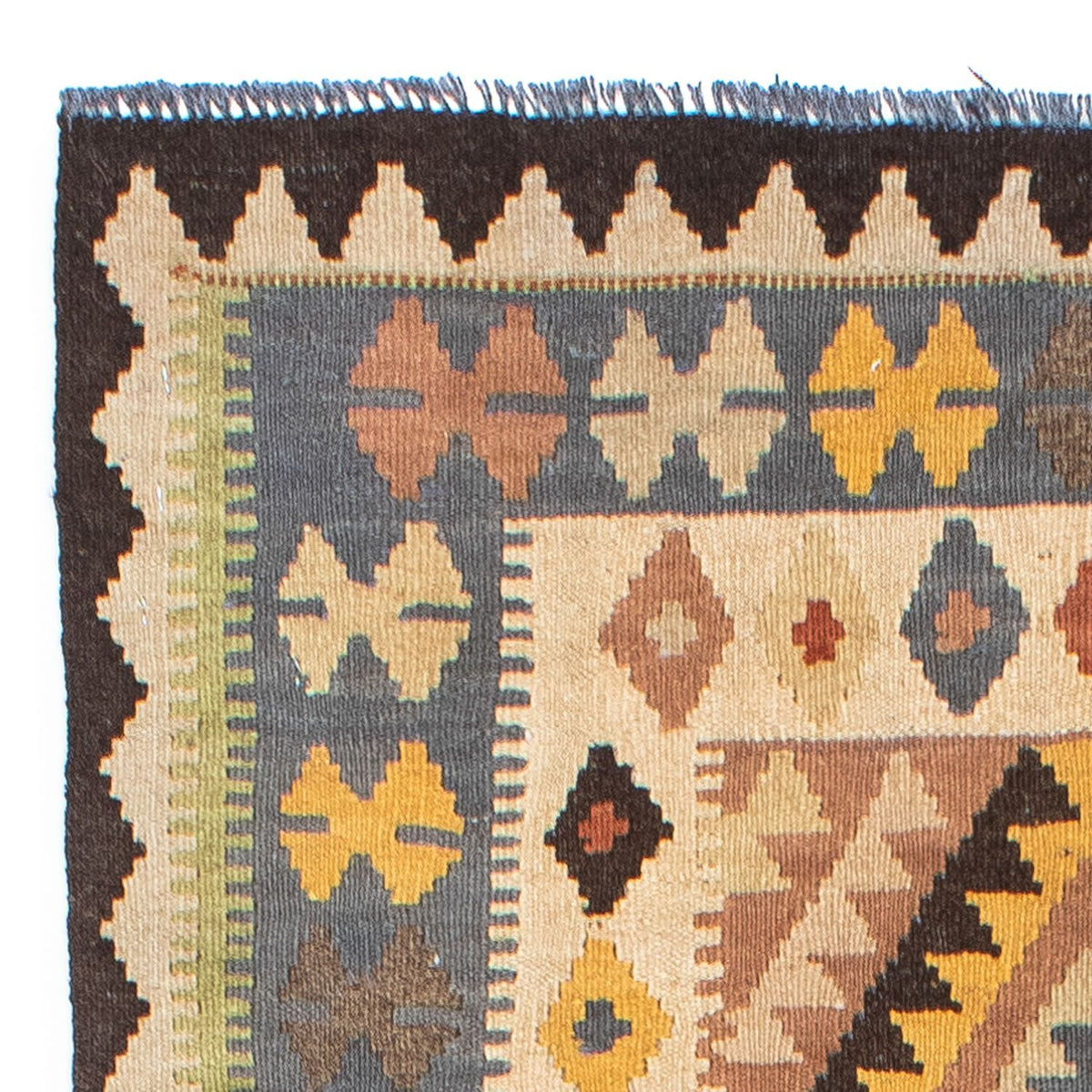 Runner Kelim Carpet - orientalisk matta - 208 x 82 cm - beige