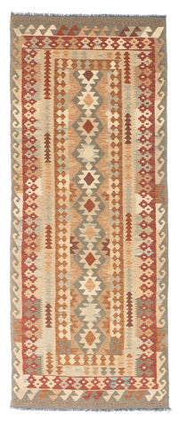 Runner Kelim Carpet - orientalisk matta - 200 x 78 cm - beige
