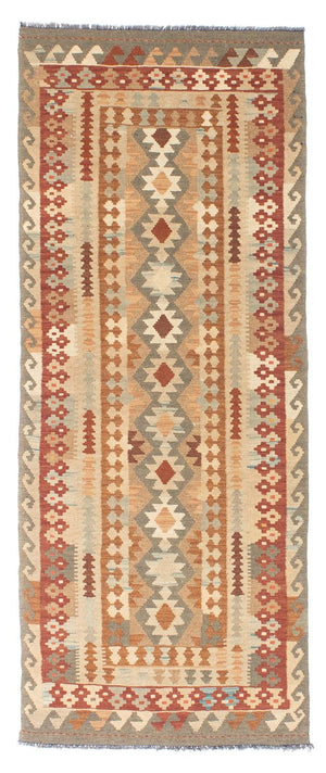 Runner Kelim Carpet - orientalisk matta - 200 x 78 cm - beige