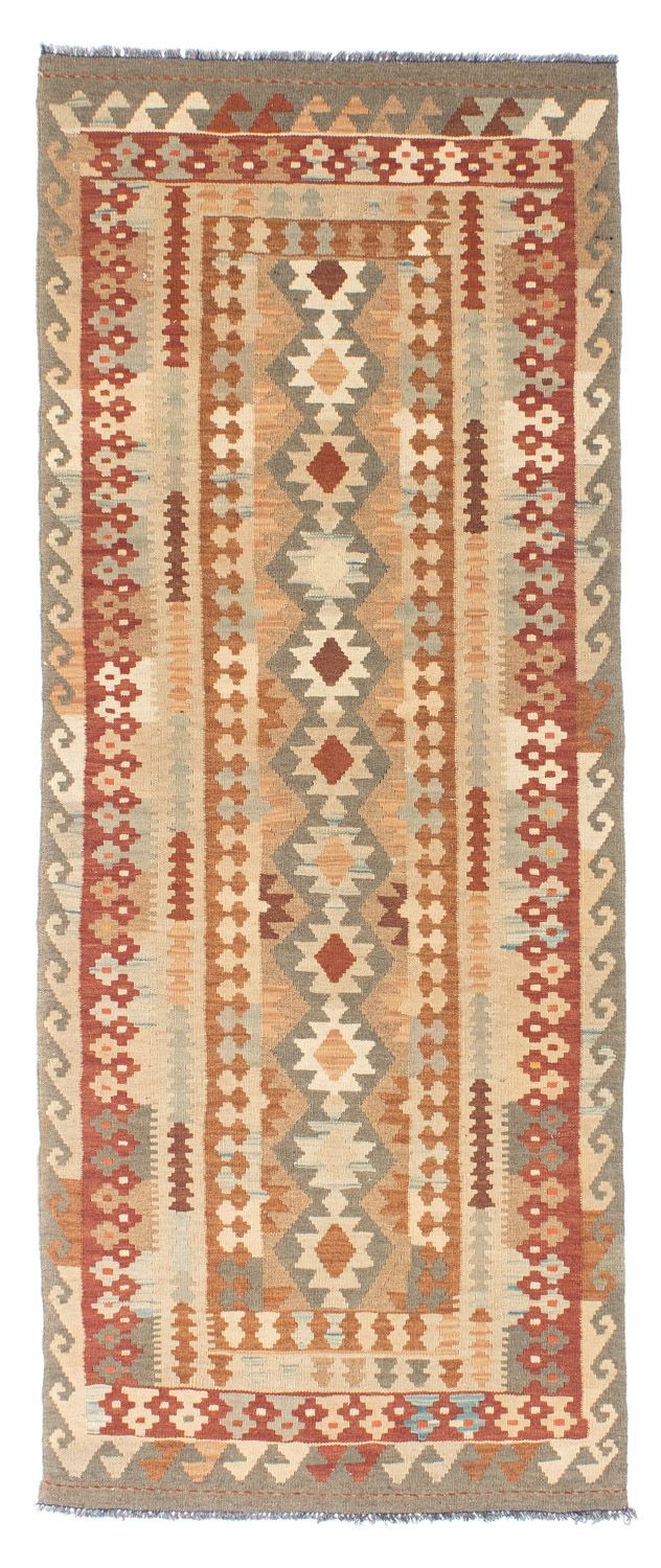 Runner Kelim Carpet - orientalisk matta - 200 x 78 cm - beige