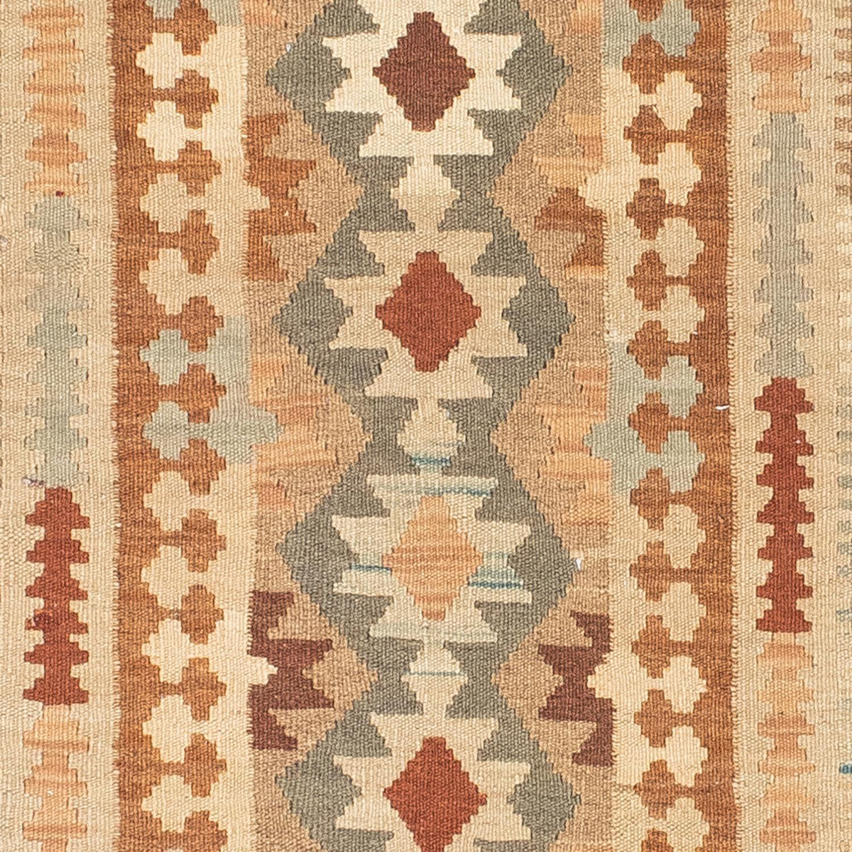 Runner Kelim Carpet - orientalisk matta - 200 x 78 cm - beige