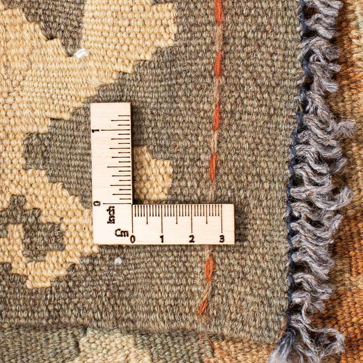 Runner Kelim Carpet - orientalisk matta - 200 x 78 cm - beige