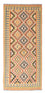 Runner Kelim Carpet - orientalisk matta - 200 x 91 cm - ljusbrun