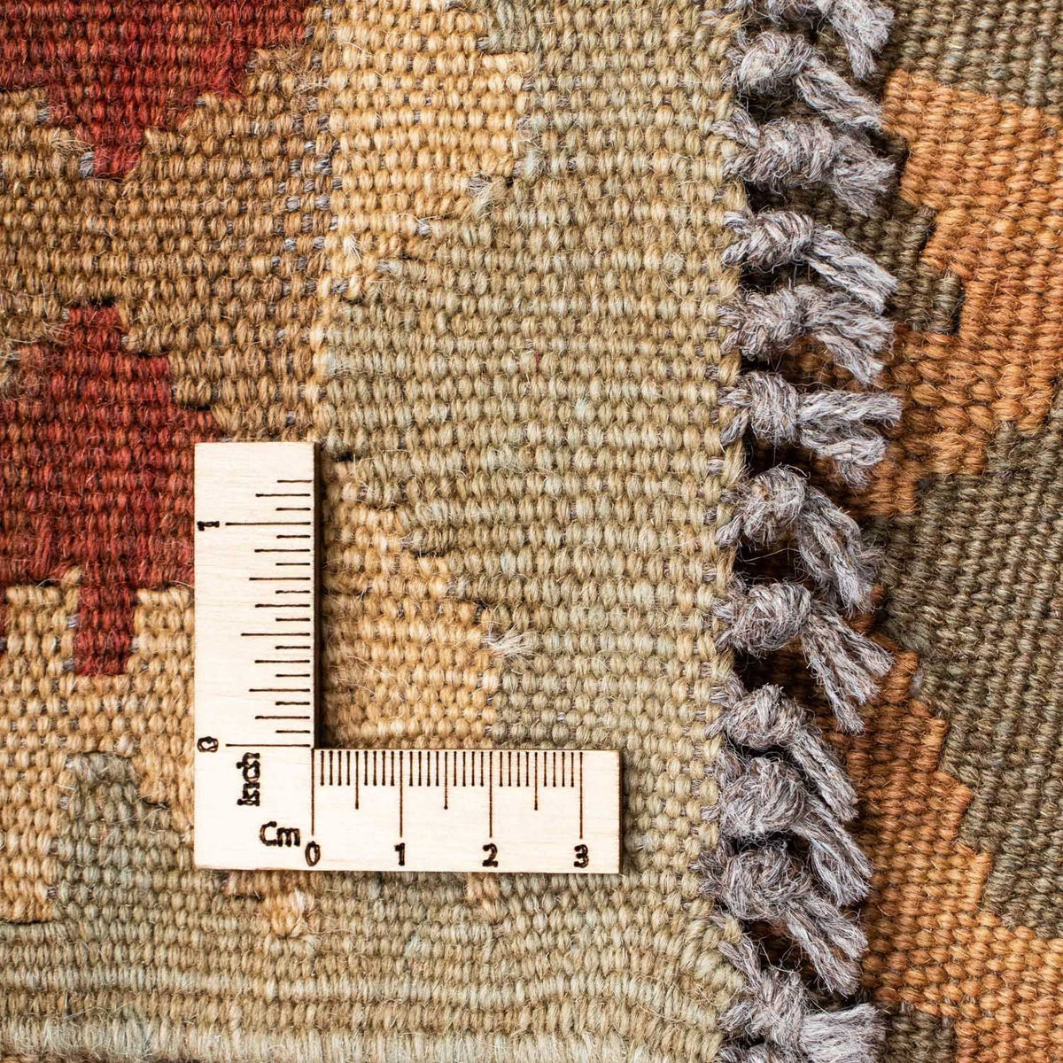 Runner Kelim Carpet - orientalisk matta - 192 x 83 cm - ljusbrun