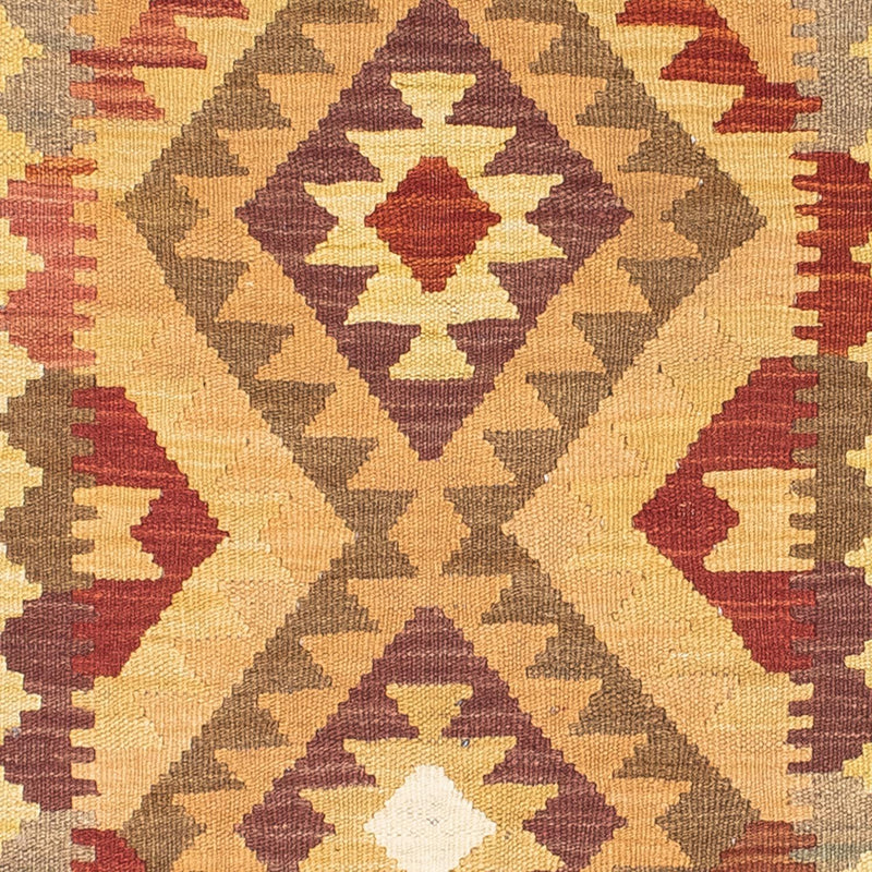 Runner Kelim Carpet - orientalisk matta - 191 x 77 cm - ljusbrun