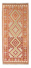 Runner Kelim Carpet - orientalisk matta - 193 x 84 cm - ljusröd